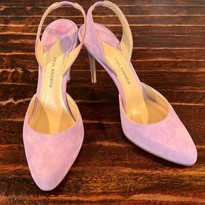 Paul Andrew lilac sandals, closed toes